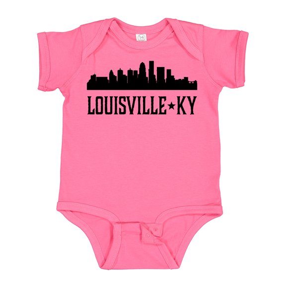 Inktastic Louisville Kentucky Skyline Cities Boys or Girls Baby Bodysuit
