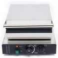 thumbnail image 2 of Commercial 2KW Waffle Maker Stainless Steel Non-stick Waffle Baking Machine 110V, 2 of 8