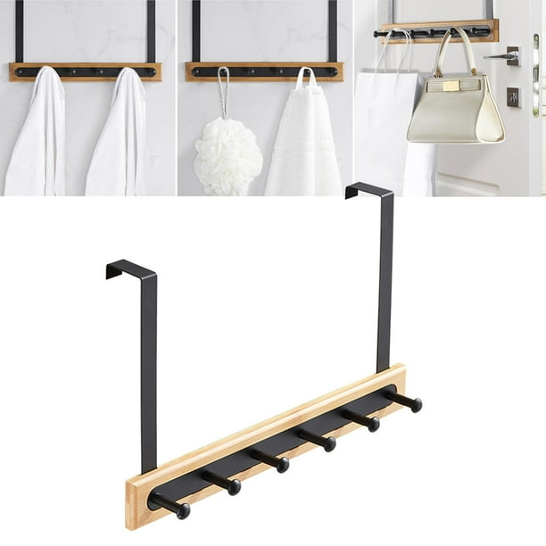 Ganchos Para Colgar Sobre La Puerta - Pack De 4 Piezas, Cada Una Con 5 Ganchos, Soporta 60 Lbs