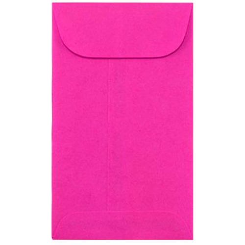 5 1/2 Coin Envelopes (3 1/8 x 5 1/2) Bright Fuchsia (500 Qty