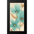 thumbnail image 2 of MAJA 11x18 Black Modern Framed Museum Art Print Titled - Waterflowers II, 2 of 5