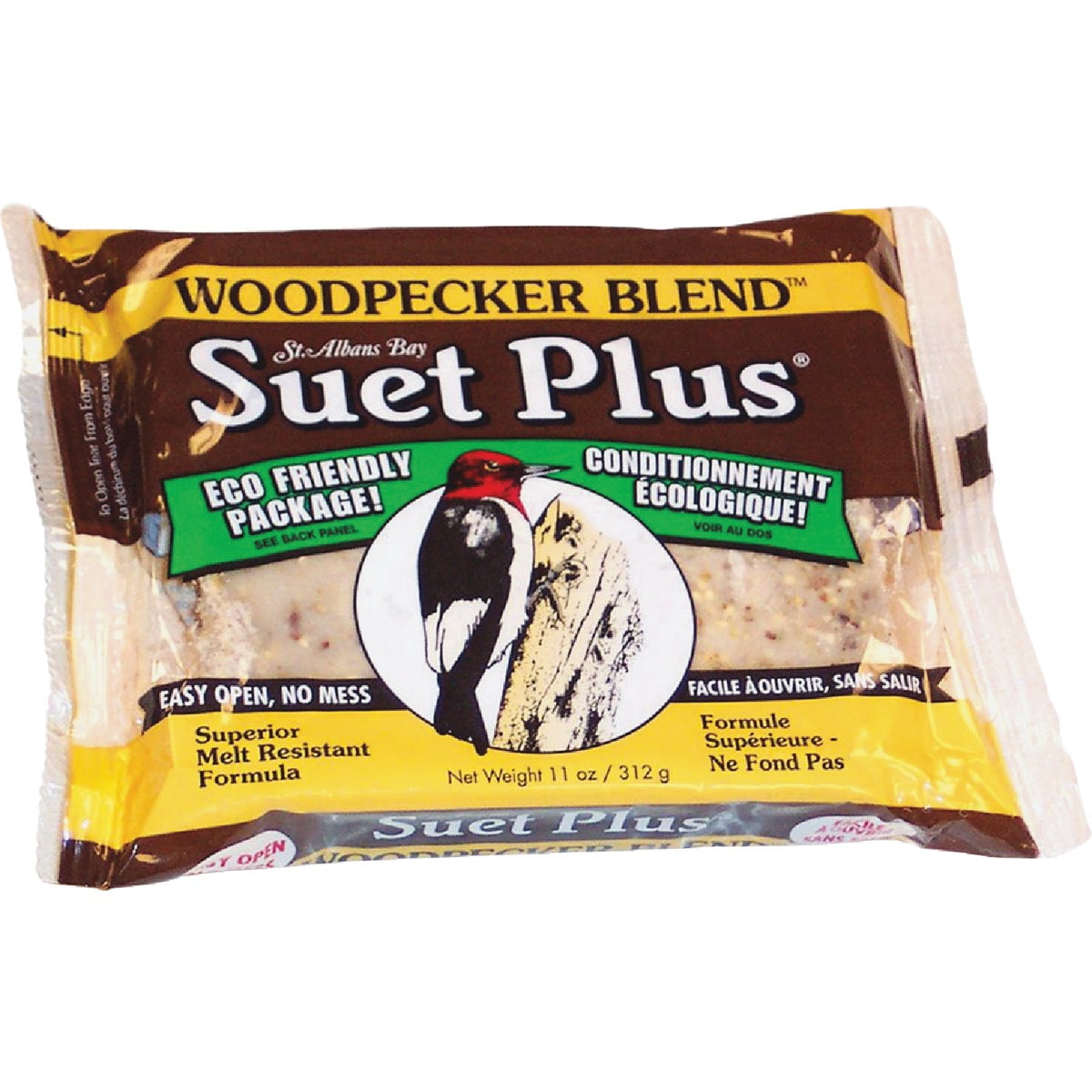 12-pack St. Albans Bay Suet Plus Bird Suet Cake Woodpecker Blend - 12 Pack, 11 Ounce — Residential Use, Standard Application