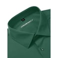 thumbnail image 4 of Youclos Men's Stretch Slim Fit Long Sleeve Shirt - Soft Long-Lasting Stretch Wear for Daily Commute and Business Casual, 4 of 6