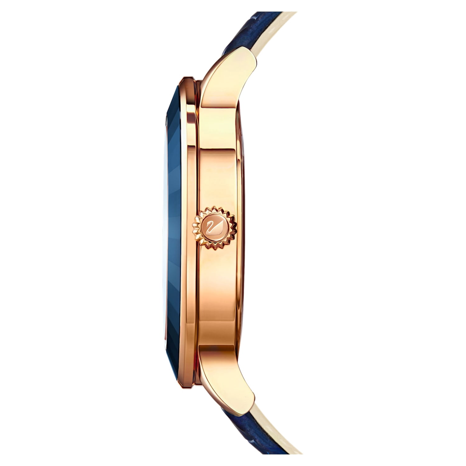 Swarovski Women's Octea Lux Rose Gold Plated Blue Watch - 5414413