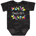 thumbnail image 3 of Inktastic Omas Girl Bright Flowers Girls Baby Bodysuit, 3 of 5