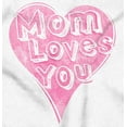 thumbnail image 2 of Mom Loves You Heart Mothers Day Women Plus Size Crewneck Sweatshirt Brisco Brands 4X, 2 of 5
