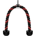 thumbnail image 1 of Deluxe Tricep Rope Pull Down Cable, 27" Rope Length, Easy to Grip & Non-Slip Cable Attachment for Gym Workout Exercise-Red, 1 of 5