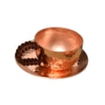 thumbnail image 4 of Juego de taza y platillo de café y té de cobre puro hecho a mano Soledad 70 ml, 4 of 9