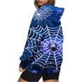 thumbnail image 5 of UPPADA Womens Graphic Hoodies Spring Fall Casual Long Sleeve Hooded Sweatshirts Trendy Loose Fit Pullover Tops Hoodies for Women Blue,S, 5 of 7