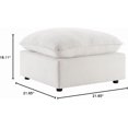 thumbnail image 3 of Modular Middle Seat, Sectional Couch Armless Sofa Module for Sofa Set, Beige, 3 of 3