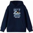 thumbnail image 4 of Gulf of Mexico Always & Forever Youth Navy Blue Long Sleee Hoodie-Medium, 4 of 6
