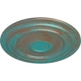 thumbnail image 3 of 32 5/8"OD x 1 1/2"P Giana Ceiling Medallion (Fits Canopies up to 7 7/8"), Hand-Painted Copper Green Patina, 3 of 6