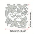 thumbnail image 3 of Troquelado de flores MCPOOX para álbumes de recortes, color rosa, 10,92 x 10,41 cm, 3 of 9