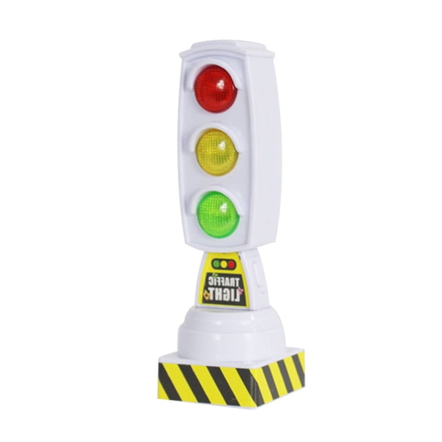 Simulation Traffic Signs Stop Music Light Block Model Early Education Kids Toy