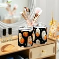 thumbnail image 6 of White Specters Hug Pumpkins Leaves Halloween Translucent Plastic Cans Storage Canisters with Lid Set of 4, 6 of 7