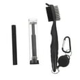 thumbnail image 4 of KHBUAB Cleaning Kit For Golfers 1 Set Black Abs Zinc Alloy Steel Wire 3.9x1.4x0.8in, 4 of 8