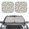 thumbnail image 2 of Gukieu Snake Print Car Windshield Sun Visor, Foldable Anti-UV Car Sun Visor Suitable for Vans, Trucks Car Accessories-Small, 2 of 6