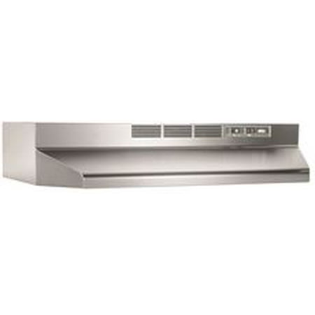 Range Hood Outlet - Broan 30-Inch 2-Speed Under-Cabinet Non-Ducted Range Hood, Stainless Steel