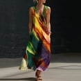 thumbnail image 2 of Stamzod Long Dresses for Women 2026 Summer Casual Plus Size Dress Sleeveless Boho Floral Sundresses Multicolor D XXL, 2 of 8