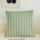 thumbnail image 1 of Decorative Throw Pillow 45x45cm | Soft Plush Sofa Cushion with Removable Polyester Stripe Pillowcase | Cozy Home Decor Accent for Living Room or Bedroom | Includes Pillow Insert, 1 of 9