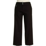 George ME - Women's Textured Cotton Crop-Length Pants
