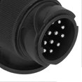thumbnail image 2 of Adaptateur de prise de remorque UE 12 V, connecteur de prise de faisceau de câbles de caravane étanche à 13 broches pour camion, 2 of 3