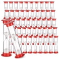 thumbnail image 2 of 50 Pcs Sand Timers, 1 Minute Sand Timers in Bulk for Little Ones, Plastic Covered Hourglass Timers with White Sand for Games, Mini Sand Clocks for Classrooms, Homes, Compact Countdown Tools, 2 of 6
