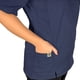 thumbnail image 3 of Filipina Mujer Dama Quirurjica Uniforme Medico Clinico Azul oscuro CH, 3 of 5