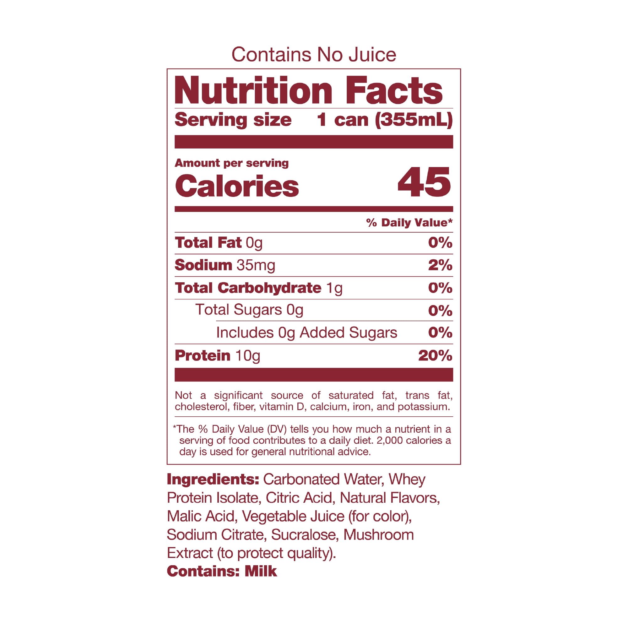 SkyPop™ Protein Soda - Next-Generation Soda Crafted with Bold Flavor, 10g of Whey Protein, & Only 45 Calories - No Artificial Flavors or Colors - Sugar, Gluten & Caffeine Free (12 Pack, Fruit Punch)