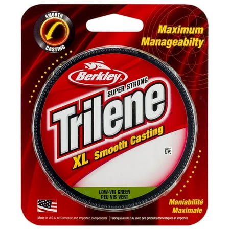UPC: 0028632622797 | Berkley Trilene® XL® Low-Vis Green 14lb | 6.3kg Monofilament Fishing Line