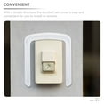 thumbnail image 6 of LEORX Acrylic Doorbell Cover Transparent Weatherproof for Outdoor Use, 6 of 8