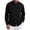 Black, variant on Mens Dress Shirts Long Sleeve Button Down Collar Tops Casual Business Work Wear Solid Classic Oxford Office Apparel with Pocket