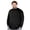 Black, variant on Mens Big and Tall Long Sleeve Shirts Cooling Rash Guard UPF 50+ Sun Protection