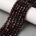 thumbnail image 2 of Natural Garnet Beads Strands Faceted Cube 4~4.5x4~4.5x4~4.5mm Hole: 0.8mm about 87~101pcs/strand 15.55 inch(39.5cm) DIY, 2 of 6