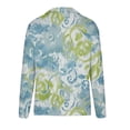 thumbnail image 5 of Blusa informal con estampado de manga larga y cuello vuelto para mujer a la moda Fridja  fjkfkj8000, 5 of 5