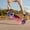 Color7, variant on 31'' Complete Skateboard 7 Layer Canadian Maple Double Kick Deck Skateboards Summer tropical beach palms sky sunrise sunset poster flyer Summertime Skate Board for Beginner Adult Gifts