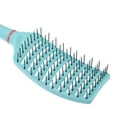 thumbnail image 7 of 1Pc Wide Curved Vented Hair Brush Detangle Brush for Tangles and Knots Hair Brush for Men and Women Blue, 7 of 7