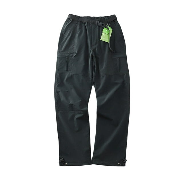Pantalons de Coquillage Randonnée Protection Camping Tenue de Protection Multi-Poches Salopettes Équipement de Chasse Noir 3TG