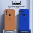 thumbnail image 2 of Funda De Silicona Suave Para Teléfono Motorola MOTO G9 Plus Play G60S G60 G30 G20 G10 G200/Cubierta De Protección De Lente De Cámara, 2 of 4