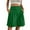 Green 1, variant on XuJwPNcy Bermuda Shorts for Women Knee Length Casual Summer Trendy Wide Leg Shorts with Pockets
