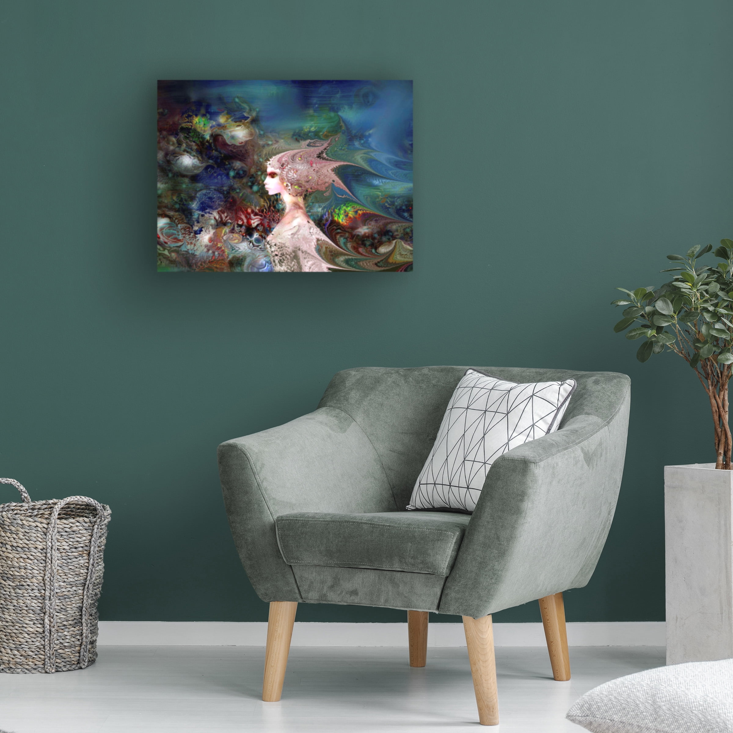 Natalia Rudzina 'Mermaid 4' Canvas Art