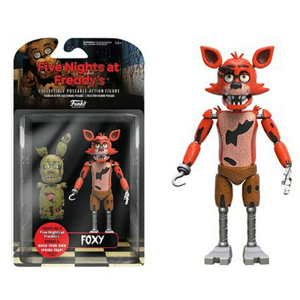 Figura DE ACCION DE FNAF de 4 unids set figurita de Bonnie Foxy juego de rol de PVC coleccion de munecos de PVC oso Fazbear juguetes de modelo de Freddy dorado movible Fivean