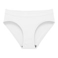 thumbnail image 2 of HUPOM Women'S Underwear Funny Underwear For Women Low waist Drop Waist Solid Briefs White XL, 2 of 5