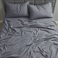 thumbnail image 3 of Nestl Ensemble de Draps Simple TG, Ensemble de Draps de Lit 4 Pcs en Microfibre 1800 Series à Poches Profondes, 3 of 8