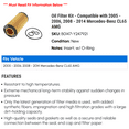 thumbnail image 2 of Oil Filter Kit - Compatible with 2005 - 2006, 2008 - 2014 Mercedes-Benz CL65 AMG 2009 2010 2011 2012 2013, 2 of 2