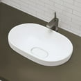thumbnail image 2 of DecoLav Primrose Classically Redefined Ceramic Oval Vessel Bathroom Sink, 2 of 2