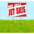 thumbnail image 1 of We Sell Jet Skis (18" x 24") Yard Sign, Includes Metal Step Stake, 1 of 6