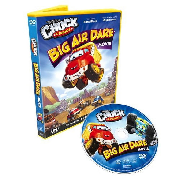 Tonka Chuck & Friends Big Air Dare DVD Movie And Bonus Toy Vehicle