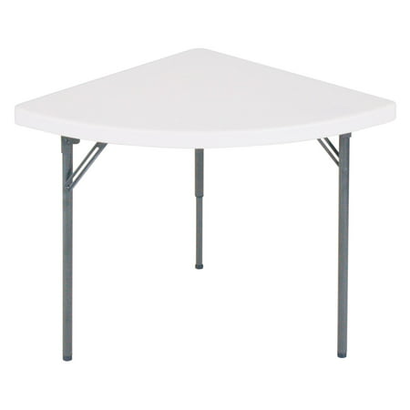 Correll 30 x 30 in. Quarter Round Wedge Folding Banquet Table-2