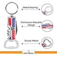 thumbnail image 4 of SandT Collection Multifunctional Bottle Opener Metal Keychain Corkscrew Keychains for Adult-Set of 3, 4 of 6